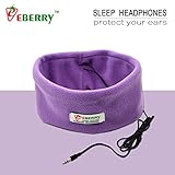 eBerry® Sleeping Headphones Sleep Earphones Headband Phones Bed Headset Run Headband with Earphones Yoga Headsets Workout Headphones 3.5mm Headphone Connector Compatible with MP3 MP4 MID Smart MP3 CD Player Mobile Phones, iPhone 6 Plus 6 5S 5C, iPad 3 4 5, iPad Air 2 1, iPad Mini 2 1 Retina, Samsung Galaxy S6 S5 S4 S3, Galaxy Note 4 3 2, HTC ONE M8, Galaxy Tab TabPro Note 7 8 10.1 12.2, Nokia Lumia, Sony, LG and Motorola Smartphone - Medium: One Size Fits Most (Lavender)