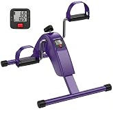 an Pedal Exerciser, Under Desk Bike for Adults, Mini Exercise Bike | Adjustable Resistance Foot Peddler for Sitting Desk, Under Desk Bike with LCD Monitor for Home Office