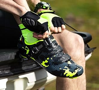 santic cycling shoes road bike shoes spin shoes with buckle