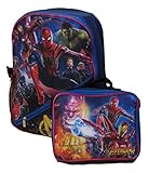 Marvel Avengers Infinity War Backpack with Detachable Lunch Bag