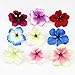 YUDX121 100pcs/lot Spring Silk Orchid Artificial Flower Heads Gladiolus Cymbidium Flowers for Wedding Decoration (Royal Blue)