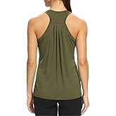 Bestisun Workout Tank Tops for Women Loose fit Racerback Yoga Running Dance Shirts