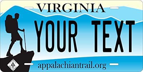 Virginia Appalachian Trail Personalized Custom Novelty Tag Vehicle Car Auto Motorcycle Moped Bike Bicycle License Plate