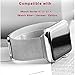 INTENY Band Compatible with Apple Watch 42mm 44mm, Milanese Sport Loop, Stainless Steel Mesh Strap, Compatible with iWatch Series 4, Series 3, Series 2, Series 1 (42MM 44MM, Red)