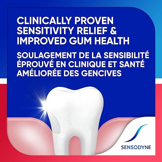 SENSODYNE, TOOTHPASTE SENSITIVITY GUM & ENAMEL MINT, 3.4 OUNCE