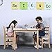 ECR4Kids Three Rung Ladderback Chair, 10in Seat Height, Classroom Seating, Honey, 2-Pack
