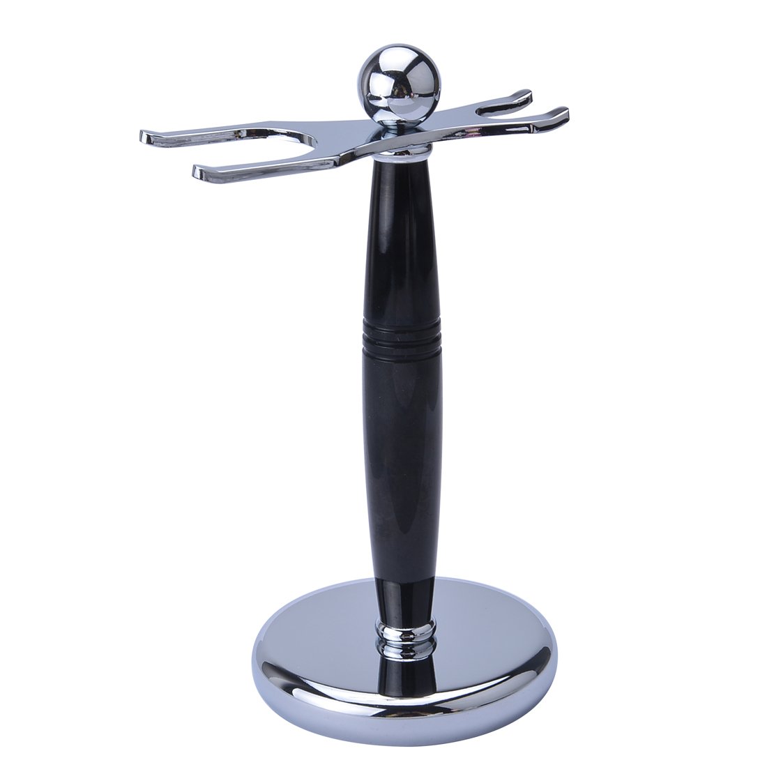 CSB Classical Shaving Brush and Razor Stand Black Resin