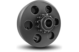 Kekadmai Mini Bike Clutch 5/8'' Bore 12 Tooth for #35 Chain, Centrifugal Clutch 12T for Go Kart/Minibike Engine Up To 8 HP (5/8" Bore 12 Tooth)