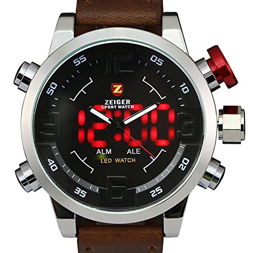 Zeiger Mens Watch Unusual Military Sport Wrist Watch Forces Marine