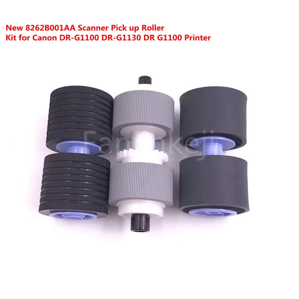 Fanjinkeji New 8262B001AA Scanner Pickup Roller Kit for Canon DR-G1100 DR-G1130 DR G1100 G2090 G2140 G2110 Printer Replacement Parts