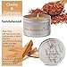 Soy Wax Candles Relieves Stress – Made in USA Handmade Highly Scented Aromatherapy Candle for Clarity and Spa Experience|Relax, Unwind and Enjoy the Calmness, 8 oz (Sandalwood) by La Petite Feethumb 2