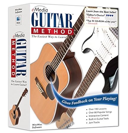 eMedia Guitar Method v6.0 - with Bonus Pitchboy Mini Keyring Tuner