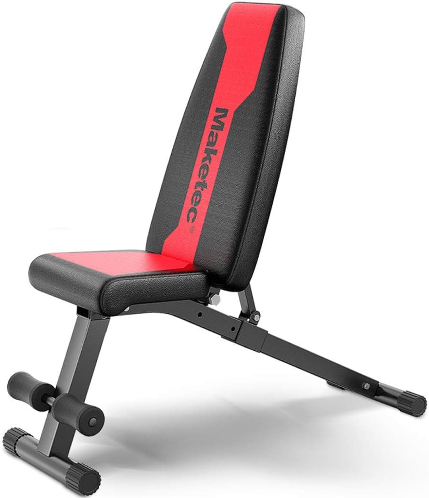 WWWWW Multifunctional dumbbell bench, foldable home sit-ups fitness equipment, Abdominal plate,ergonomic design,Beyond 180° Stretching, 360° Twisting,Red