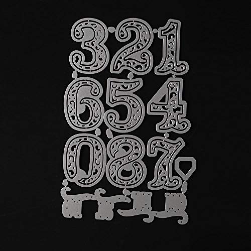 Number Metal Cutting Dies Stencil Scrapbooking Embossing Card Craft Cutting Dies Stencils - Thumbnail 3