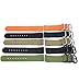 AUTULET 18-24mm Nylon Watch Band Men's Wristband Sturdy Exotic Nylon Watch Straps Replacement Ballistic Nylon Watch Band Strap Replacement for Men Braided