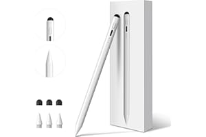 DIGIROOT Stylus Pen for iPad for 10th&9th Generation, Dual-Tip Apple iPad Pencil with Fast Charge, Palm Rejection, Tilt Sensitive, Work for iPad Pro 12.9"/11", iPad 6-10, iPad Air 3-5, iPad Mini 5/6