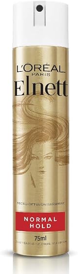 L'Oréal Elnett Hairspray Normal Strength 75ml - Lasting Hold Shine Soft Finish view 1