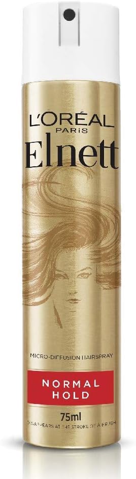L'Oréal Elnett Hairspray Normal Strength 75ml - Lasting Hold Shine Soft Finish