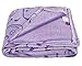 SOCHOW Uragiri Flannel Fleece Throw Blanket, Lightweight Super Soft Cozy Plush Bed Blanket, 50 x 60 Inches, Purple