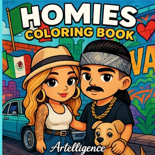 Amazon.com: Homies Coloring Book: Chicano, Chola & Lowrider Style