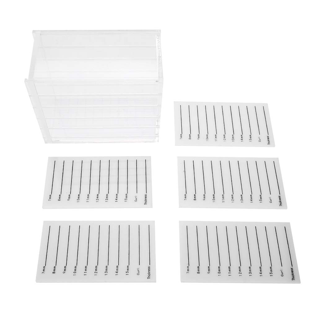 Eyelash Storage Box, 5 Layers Plastic Eyelash Case Makeup Organizer For Grafting Lash Extension, False Eyelash Care