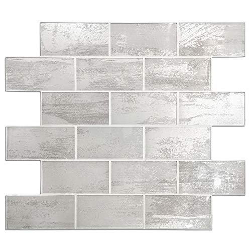 HomeyMosaic Peel and Stick Backsplash Tile No Grouting 3D Wall Vinyl