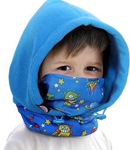 Kids Thermal Warm Fleece Fleece Full Face Cover Hood Mask Balaclava