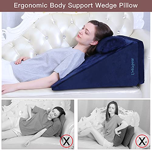 URBLAPOW UPⅡ Wedge Pillow Bed Wedge Pillow ,Back Support Wedge