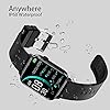 andfive Smart Watch, Fitness Tracker with 1.69" Touch Screen, Heart Rate Monitor, IP68 Waterproof Pedometer Step Counter Watch,with Sleep Monitor,Sports Smartwatch for Men Women for Android iOS