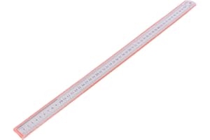 Groove Right Stainless Steel Metric Ruler 50 cm Stainless Metric Ruler Fashion Design