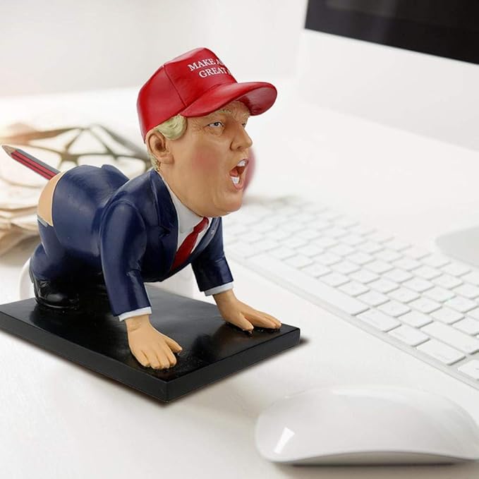 Donald Trump Stifthalter Gesass Donald Trump Presidential Ornament Stifthalter Schreibtisch Tisch Ornament Lustiges Donald Trump Geschenk Fur Das Home Office Amazon De Kuche Haushalt