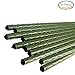 G-LEAF 4Ft Tomato Garden Stakes Cage Plastic Coated Steel Tube Plant Sticks for Tomato,Cucumber,Bean,Tree,Pack of 25