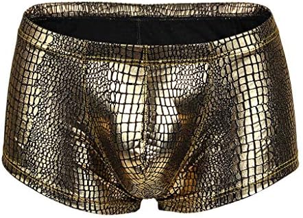 NOMENI Low-Waist Polyester Cool Serpentine U-Shaped Men's Boxers Underwear Mens Sexy Pole Dance Underpant Pants