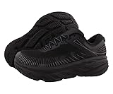 HOKA Bondi 7 Womens Shoes Size 9, Color: Black/Black