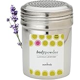 Sumbody Pure Arrowroot Natural Organic Lavender Body Powder (4oz) Talc Free Cornstarch Free, Sweat Absorbing After Shower Body Deodorant, Dusting Powder, Baby Powder Travel Size, Men, Women, Teens