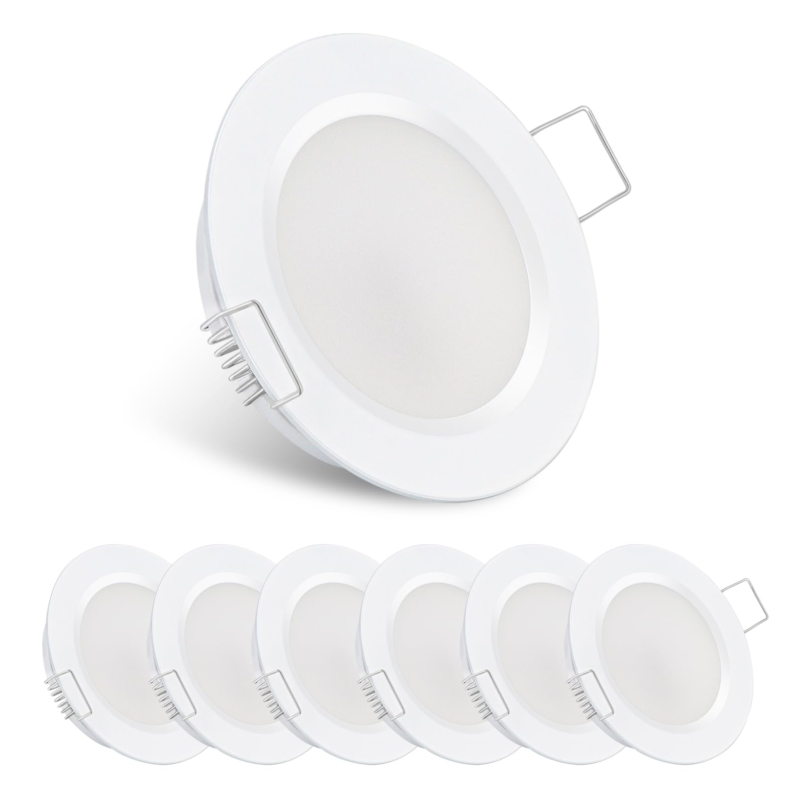 Photo 1 of acegoo RV 2.75" Recessed LED Ceiling Light 12V Ultra-Thin Puck Light, Dimmable RV Lights Interior for Camper Van Truck Motorhome Boat Sailboat Roof Under Cabinet Lighting, 6 Pack (White,Warm White)