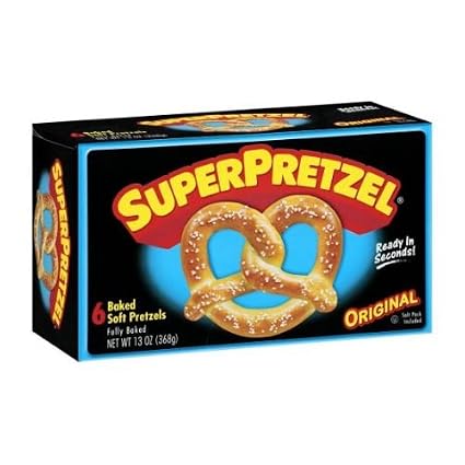 Super pretzel - 6 baked Soft pretzels 13oz 13oz (073321000189)