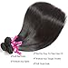 Subella Brazilian Straight Hair 3 Bundles Grade 10A Virgin Unprocessed Brazilian Straight Human Hair Weave Bundles Natural Black Color (18 20 22inch)