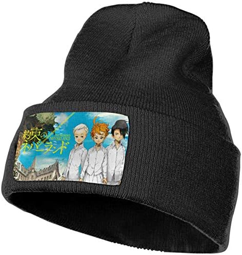 The Promised Neverland Winter Hats Knit Slouchy Beanie Warm Hat Baggy Skull Cap