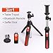 Benro MK10 Handheld & Tripod 3 in 1 Self-Portrait Monopod Extendable Phone Selfie Stick with Wireless Remote Shutter for iPhone X 8 7 6s Plus Samsung Galaxy Edge Gopro Hero 6 5 (Orange)