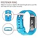 POY For Fitbit Charge 2 Bands, Classic & Special Edition Replacement bands for Fitbit Charge 2, Cerulean Large