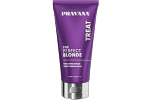 Pravana The Perfect Blonde Purple Toning Masque Treatment | Neutralizes Brassy, Yellow Tones | For Color-Treated Hair | Adds Strength, Shine, Elasticity