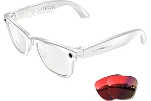 MONFOLROY AI Smart Glasses with Camera 8MP HD Camera Glasses for Men Women 1080P Video Recording Sunglasses Real-time Translation, Open-Ear Audio for Travel, Meetings &amp; Vlogging3.8 out of 5 stars 14$43.99