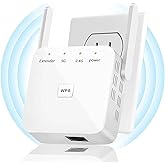 2025 Faster WiFi Extender, WiFi Repeater, Covers Up to 10000 Sq.ft and 80 Devices, Internet Booster - with Ethernet Port, Qui