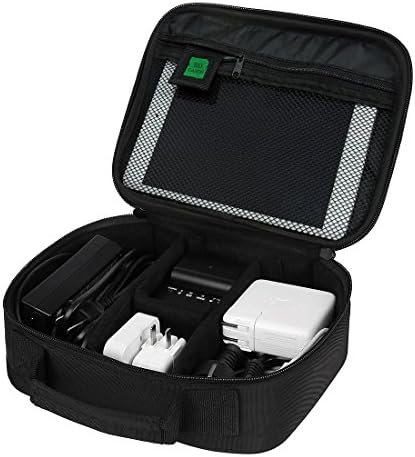 KIMSU Electronics Accessories Case Travel Organizer Storage Bag (Black)