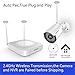[2019 New] HD 1080P 8CH Security Camera System Wireless,SAFEVANT Security Camera System(1TB Hard Drive),4PCS 1080P(2.0MP) Indoor/Outdoor Wireless Security Cameras,Plug&Play,NO Monthely Fee