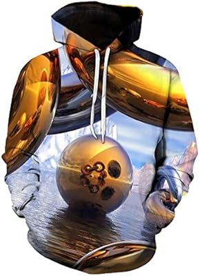 WYxiaobaozi Suéter Impreso En 3D Unisex Sudadera Casual Hoodie ...