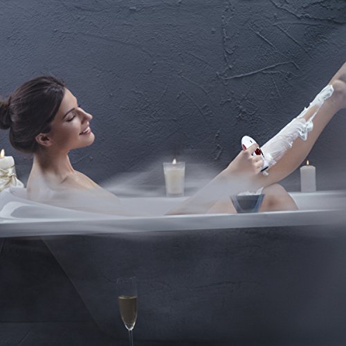 Hair Epilator, Buture Womens Epilator Cordless 4 IN 1 Electric Hair Remover Razor Shaver with Bikini Trimmer Callus Remover Hair Care Wet or Dry … - Thumbnail 3