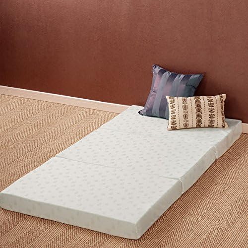 Priage 4-inch Twin-size Tri-Fold Comfort Memory Foam Mattress