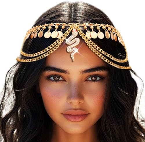 Amazon.com: Rubies Costume Co Cleopatra Gold Mesh Headpiece